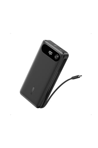 Anker PowerBank 20000mAh 87W 内蔵USB-Cケーブル Anker Power Bank (20000mAh, 87W, Built-In USB-C ケーブル